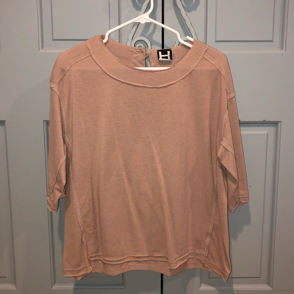H by Bordeaux Quarter-Sleeve Shirt